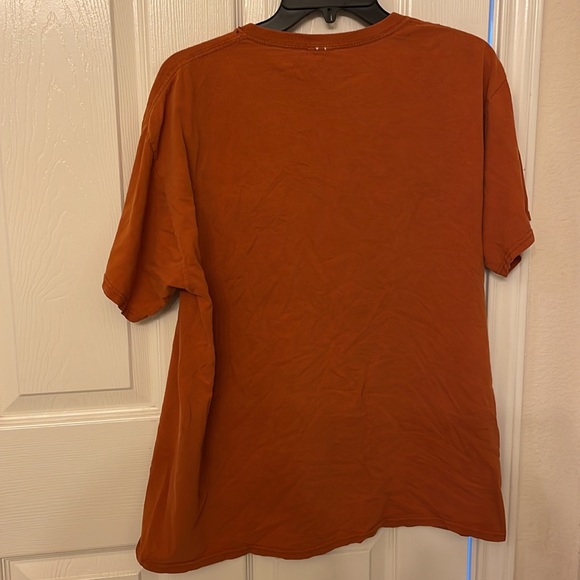 Large mens burnt orange university of Texas Longhorns t-shirt - Picture 3 of 3